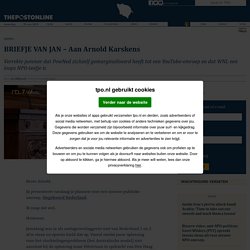 BRIEFJE VAN JAN - Aan Arnold Karskens