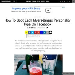 How To Spot Each Myers-Briggs Personality Type On Facebook