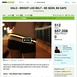 HALO - BRIGHT LED BELT - BE SEEN, BE SAFE by Vincent Pilot Ng
