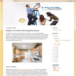 Brighten Your Kitchen with Daylighting System