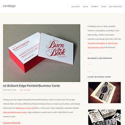 Business Card Design – Inspirational Business Card Gallery – CardDsgn.com