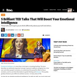 5 Brilliant TED Talks That Will Boost Your Emotional Intelligence