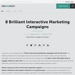 8 Brilliant Interactive Marketing Campaigns