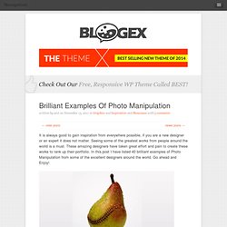 Brilliant Examples Of Photo Manipulation