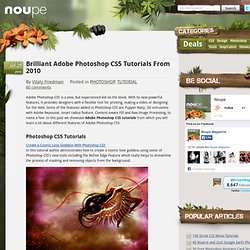 Brilliant Adobe Photoshop CS5 Tutorials From 2010 - Noupe Design Blog