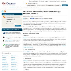 Resource Tools Every Student Must Use