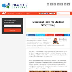 5 Brilliant Tools for Student Storytelling