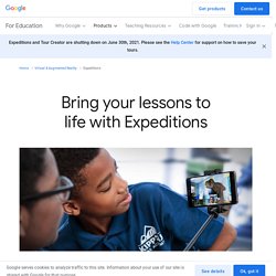 Bring your lessons to life with Expeditions