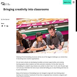 Bringing creativity into classrooms