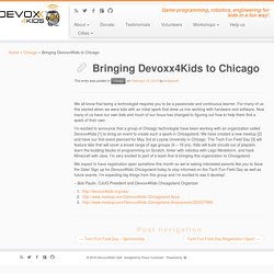 Bringing Devoxx4Kids to Chicago – Devoxx4Kids USA