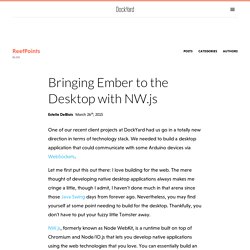Bringing Ember to the Desktop with NW.js