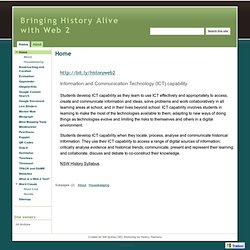 Bringing History Alive with Web 2