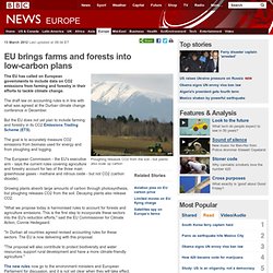 EU brings farms and forests into low-carbon plans