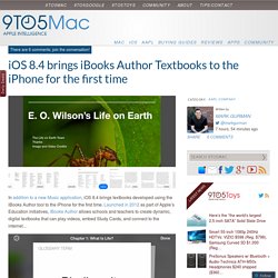 iOS 8.4 brings iBooks Author Textbooks to the iPhone for the first time