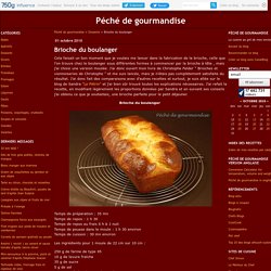 Brioche du boulanger