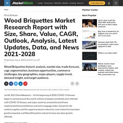 Wood Briquettes Market Research Report with Size, Share, Value, CAGR, Outlook, Analysis, Latest Updates, Data, and News 2021-2028