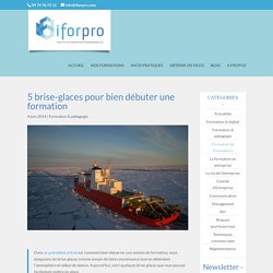 5 brise-glaces pour bien débuter une formation