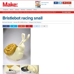 Bristlebot racing snail