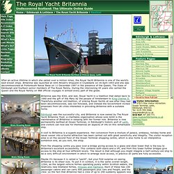 The Royal Yacht Britannia Feature Page on Undiscovered Scotland