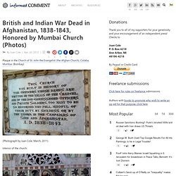 British and Indian War Dead in Afghanistan, 1838-1843, Honored by Mumbai Church (Photos)