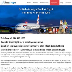 British Book A Flight