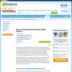 How to Check British Airways Flight Status?