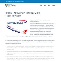 British Airways Phone Number 1-888-987-0001