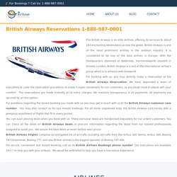 British Airways Reservation Phone Number +1-888-987-0001