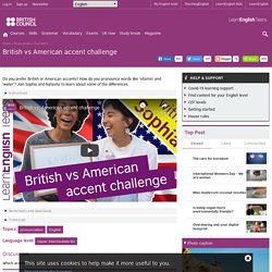 British vs American accent challenge