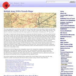 British Army WW1 Trench Maps