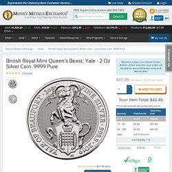 Buy 2 Oz British Silver Yale of Beaufort Coins [The Queen's Beast]