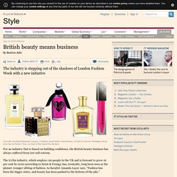 British beauty means business