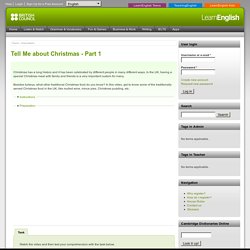 Tell Me about Christmas - Part 1