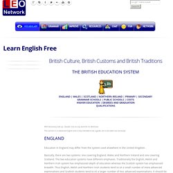 The British Education System - British Culture, Customs and Traditions