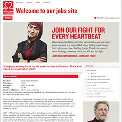 British Heart Foundation - Vacancies