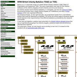 British Infantry Battalion TO&E