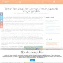 British firms look for German, French, Spanish language skills