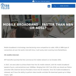 Mobile Broadband - Faster than NBN or ADSL
