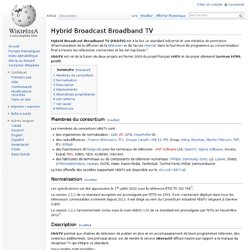Hybrid Broadcast Broadband TV