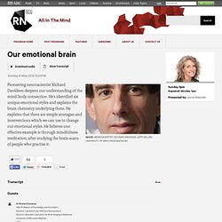 Our emotional brain - All In The Mind