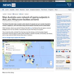Map: Australia uses network of spying outposts in Asia, plus XKeyscore facilities at home