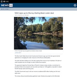 NSW signs up to Murray-Darling Basin water deal