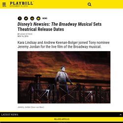 Disney’s Newsies: The Broadway Musical Sets Theatrical Release Dates