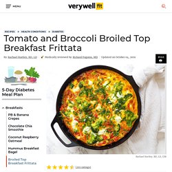 Tomato and Broccoli Broiled Top Breakfast Frittata