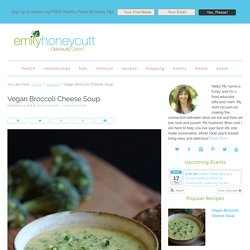 Vegan Broccoli Cheese Soup