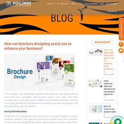 How can brochure designing assist you to enhance your business?
