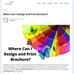 Brochure Designing in Hyderabad – Visual Catalyst