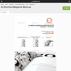 A4 Brochure/Magazine Mock-up