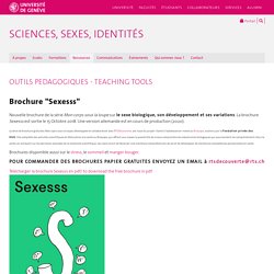Brochure "Sexesss" - Sciences, Sexes, Identités