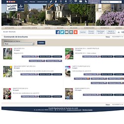 brochures - Bienvenue sur le Site officiel du CDT du Loiret